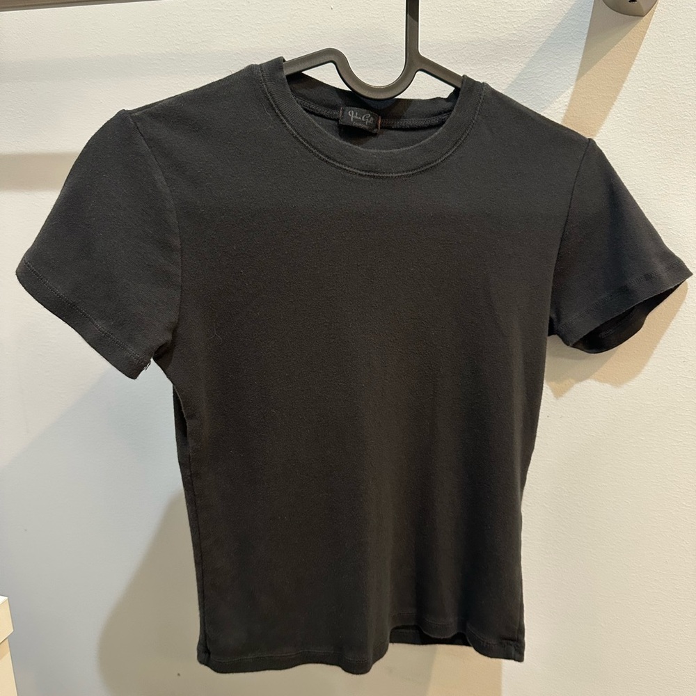 Brandy Melville/John Galt Black Short Sleeve Tee
